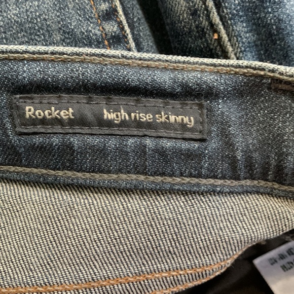 Citizens of Humanity Rocket High Rise Skinny Studded Ventana Jeans Blue - Picture 13 of 16